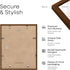11x18 11 18 8.5 11 5x7 Set 1 Homeforia Brown Diploma Frame with Photo, High End Oak x Certificate Wood Frame with Mat x