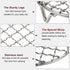 Round Cooking Rack 4.7-inch, 201 Stainless Steel Barbecue Grill Net with 20mm Legs for Cooking and Baking