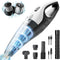 Cordless Handheld Vacuum with LED Light, 13000Pa Strong Suction, Portable Hand Vacuum with Multi-Nozzles for Car, Home,