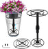 VICAMB 1 Pack Adjustable 6-10.5in Plant Risers for Inside Pots,Metal Planter Lift Inserts