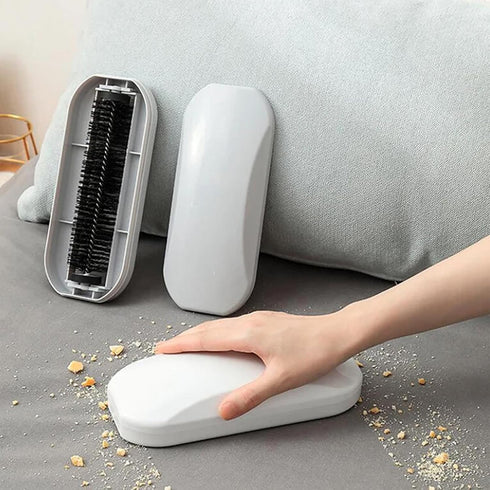 HURRISE Handheld Crumb Sweeper, Reusable Soft Hair Debris Collector for Home Use