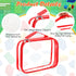 Sanwuta 3 Packs Toy Storage Bags with Zipper - Clear PVC Organizing Bags for Board Games, Building Blocks, and Toys