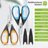 iBayam Kitchen Scissors 2-Pack, 9 Inch Heavy Duty Shears, Dishwasher Safe, Stainless Steel Sharp Cooking Scissors