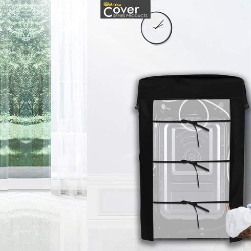 Portable Washing Machine Cover, Top Load Washer Dryer Cover, Waterproof Full-Automatic/Wheel Cover (23"24"36")