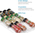 iDesign Linus Spice Rack, Drawer Organizer for Kitchen Storage - Clear