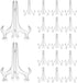 18 Pack 3 Inches Acrylic Plate Stand - Card Display Holders for Sports Cards and Pictures