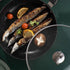 Stainless Steel Frying Pan with Ergonomic Handle, Quick & Uniform Conduction for Bacon, Steak, Egg