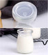 5.3oz 7 OZ Pack-of-4Pcs (5.3, 8, MGJS5-7) Thymart / Mini Glass Jar with Lid for Pudding, Yogurt, Caviar, Herb, Jelly