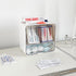 2 Pack Bandage Storage Organizer for Wall, Plastic Medical Supplies Container for Home Medicine Cabinet, Elastic