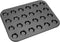 uxcell Cupcake Pan, 24-Cup Non-Stick Muffins Baking Pan, Carbon Steel Cake Molds, Grey