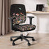 Mushroom Butterfly Office Chair Slipcover, Removable Washable Computer Chair Slipcover for Desk Chairs