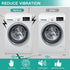 SEISSO Anti Vibration Pads, Shock and Noise Cancelling Foot Pads for Washing Machine, Protect Laundry Shaking (White)