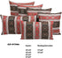 16 16 Inches Persian Throw Pillow Covers Red and Black - x Decorative Southwestern Kilim Pillows, Boho Room Decor