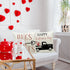 Hlonon Valentines Day Pillow Covers - Set of 4 18 x 18 Inches Red Heart Truck and Love Arrow Decor