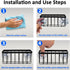 SHFKS Sponge Holder for Kitchen Sink Suction,Kitchen Sink Sponge Holder,Sink Caddy, Soap Holder,Bathroom,Scrubbers