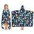 Dragon Beach Towel for Boys, Flannel Dragon Beach Towel, Dragons Hooded Bath