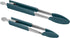 Rachael Ray Lil' Huggers Lazy Locking Cooking Tongs, Dishwasher Safe, 2-Piece Salad Serving Tools, Marine Blue