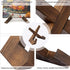Cross Design Cookbook Stand: Beautiful Wooden Recipe Holder for Kitchen Decor