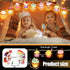 20 10 VIHOSE Cupcake String Lights Cupcake Gifts Fairy String Lights for Valentine Wedding Birthday Party Decor LED ft
