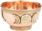 New Age Imports, Inc. Triple Moon Pentacle Copper - 3" for Altar, Ritual use, Incense Burner