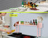 27 32 Inches Countertop Horynar Over Stove Shelf Stove Top Organizer Shelf for Kitchen with Extra Basket and Hooks