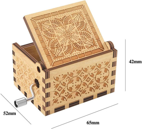 You are My Sunshine Music Box - Mini Wooden Musical Box Mechanism Gift for Wife Girlfriend, Husband Boyfriend,