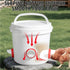 8PACK No Waste Chicken Feeder Ports - DIY Chicken Feeder Kit with Hole Saw - Chicken Feeder Cups