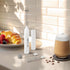 Zulay Kitchen Powerful Rechargeable Milk Frother with Case - Froth N Go Compact Handheld Foam Maker for Lattes