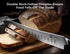 8 Inch Offset Piklohas Resharpenable Bread Knife for Homemade Bread, Serrated Sourdough Knife with Handle, Innovative