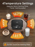 40W 4 Settings, LAOION Mug Warmer - Coffee Cup Warmer for Desk with Auto Shut Off, Smart Electric Candle Warmer