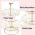 Wrought Iron 3 Tier Fruit Tray, Serving Tray for Fruits, Desserts, Candy Buffet Plates for Family Dinner