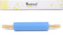 Silicone Rolling Pin for Baking, Non-stick Dough Roller with Wooden Handle, Kitchen Accessories, Pastry Roller