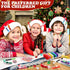 60 Set Kit,60 111 200 Backpacks JOICEE DIY Christmas Clothespins Colored Wooden Clothes Pins Mini Resin Figures Bows