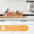 Expandable 3 Tier Bamboo Spice Rack Organizer, Great for Kitchen Cabinet, Cupboard, Pantry
