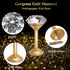 1 Pair Simple Design Diamond Crystal Curtain Hooks - Gold Decorative Tiebacks