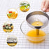 Kitchen Funnel, 3 Piece Stainless Steel Set with Handle and Removable Strainer for Liquid Transfer