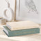 Decorative Books Set of 2, Beautiful Linen Book Boxes Decor Coffee Table