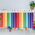 HunnmingRe 4 Pcs Classroom Cabinet Curtains for Shelves 24.02 x 24.61 Inch Self