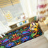 Floral Mexican Birds Kitchen Rugs, Indoor Outdoor Non Slip Kitchen Floor Mats Area Rugs Runner 40x20 in