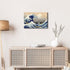 Wieco Art Great Wave of Kanagawa Canvas Prints, Stretched and Framed Modern Artwork for Home Office Decor