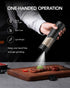 Set, (2 Packs, FORLIM Electric Salt and Pepper Grinder USB Rechargeable, Automatic Salt Pepper Mill Grinder with Dust