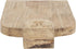 Creative Co-Op Compact Hand-Carved Mango Wood Slicer, Natural Cheese and Cutting Board