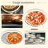 6 Packs 7 Inch Aluminum Alloy Pizza Pan with Holes, Commercial Grade Baking Screen for Oven Round Pizza Crisper