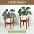 2 5-8 Inch Vigordream Plant Stand Indoor, Wood Plant Holder, Mid Century Modern Decor Tall Planter Stands, Height