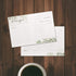 Farmhouse Greenery Recipe Cards from Dashleigh, 48 Cards, 4x6 inches, Water-Resistant, Sage Green and White