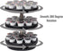 Mind Reader Single Serve Coffee Pod Carousel - 45 Pod Capacity, Countertop Organizer, 9.5" L x 9.5" W x 11.75" H (Black)