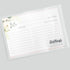 50 Floral Recipe Cards with Gold Foil from Dashleigh - 4x6 inches, Double-Sided