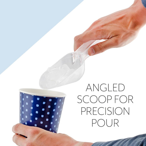 Darware Ice Maker Scoop with Holder, 2-Piece Set for Counter Top Ice Makers and Machines