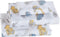 Linen Plus Sheet Set Kids/Teen Excavator Cement Dump Bulldozer Construction Vehicles White Green Yellow