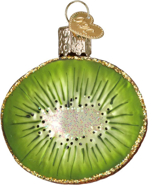 Old World Christmas Kiwi Glass Blown Ornaments for Christmas